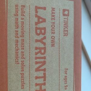 Tinker Make Your Own Labyrinth Building Set - Red